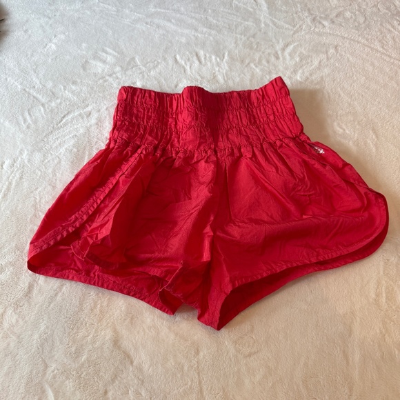 Free People FP Movement Red Earth The Way Home Shorts red Small 45776 - Picture 8 of 13